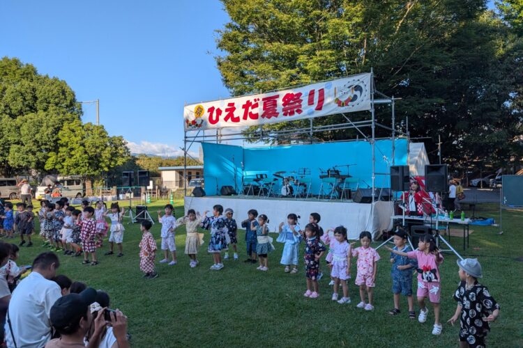 8月22日～稗田地区の夏祭りに参加しました