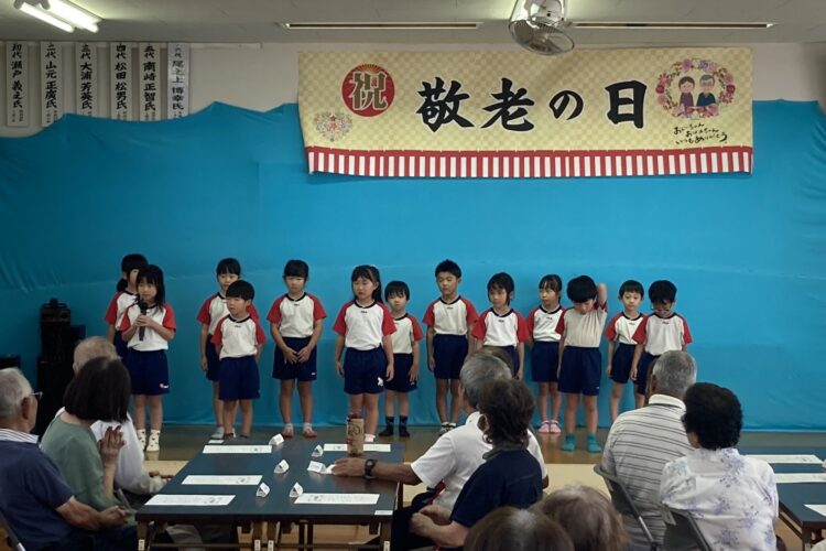 9月27日～稗田地区敬老会に参加しました